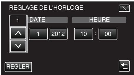 VC GZ-E200 BLACK - Reglez la date et l'heure. - 1