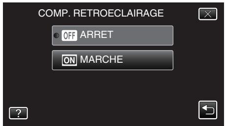 VC GZ-E200 BLACK - Régler la compensation de contre-jour - 6