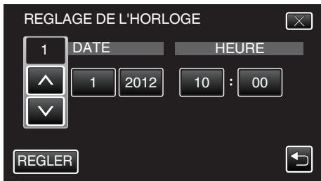 VC GZ-E200 BLACK - Réinitialiser l'horloge - 5