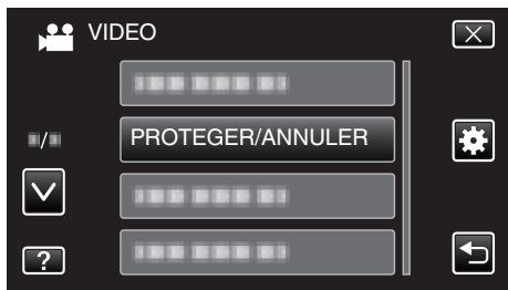 VC GZ-E200 BLACK - Protégé/Annuler la protection du fichier actuellement affché - 2