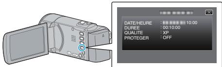 VC GZ-E200 BLACK - Arretez la lecture et appuyez sur la touche INFO. - 1