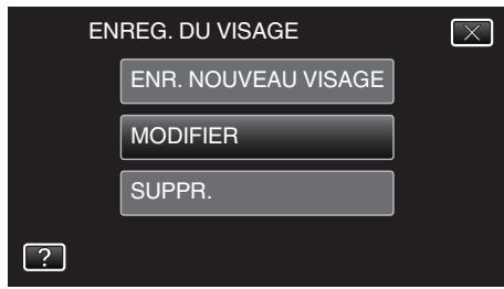 VC GZ-E200 BLACK - Modifier l'information du visage enregistrée - 4