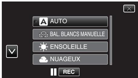 VC GZ-E200 BLACK - Régler la balance des blancs - 6