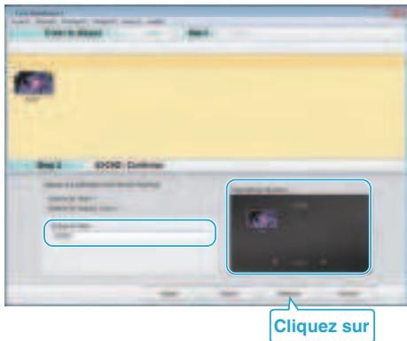 VC GZ-E200 BLACK - Reglez le titre du menu principal sur le disque. - 1