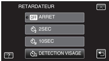 VC GZ-E200 BLACK - Utilisation du retardateur à détention de visages - 5