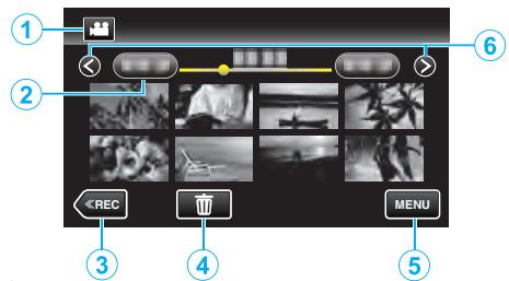 VC GZ-E200 BLACK - Écran d'index - 1