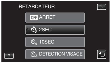 VC GZ-E200 BLACK - Utilisation du retardateur à 2-/10 secondes - 5