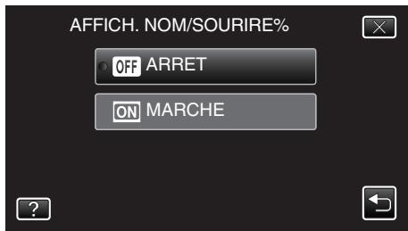 VC GZ-E200 BLACK - Configurer AFFICH. NOM/SOURIRE% - 5