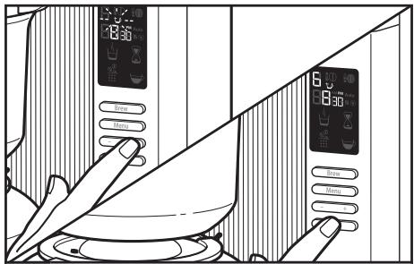 RITCHENAID 5KCMO802ECU - Sélection du nombre de tasses - 1