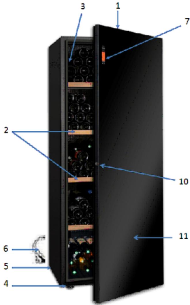 AVINTAGE DV315MGN3 - DESCRIPTIF DE VOTRE CAVE A VIN - 3