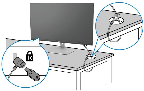 DELL AE92721DS - Sécuriser votre moniteur avec un verrou Kensington (optionnel) - 1