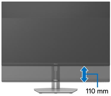 DELL AE92721DS - Déploément vertical (S2721DS seulement) - 2