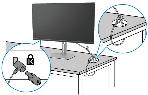 DELL AE92721DS - Sécuriser votre moniteur avec un verrou Kensington (optionnel) - 2