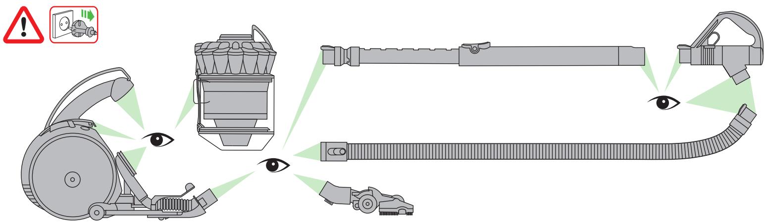 DYSON DC33 EXTRA SOFT BRUSH - LIRE ATTENTIVEMENT ET CONSERVER CES CONSIGNES - 6