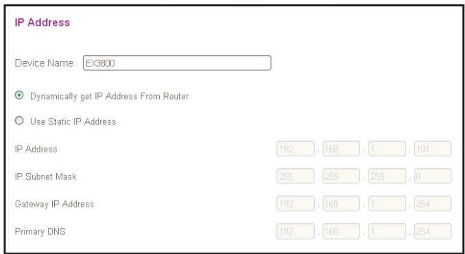 GARMIN EX3800-100FR - To set up the extender to use a static IP address: - 1
