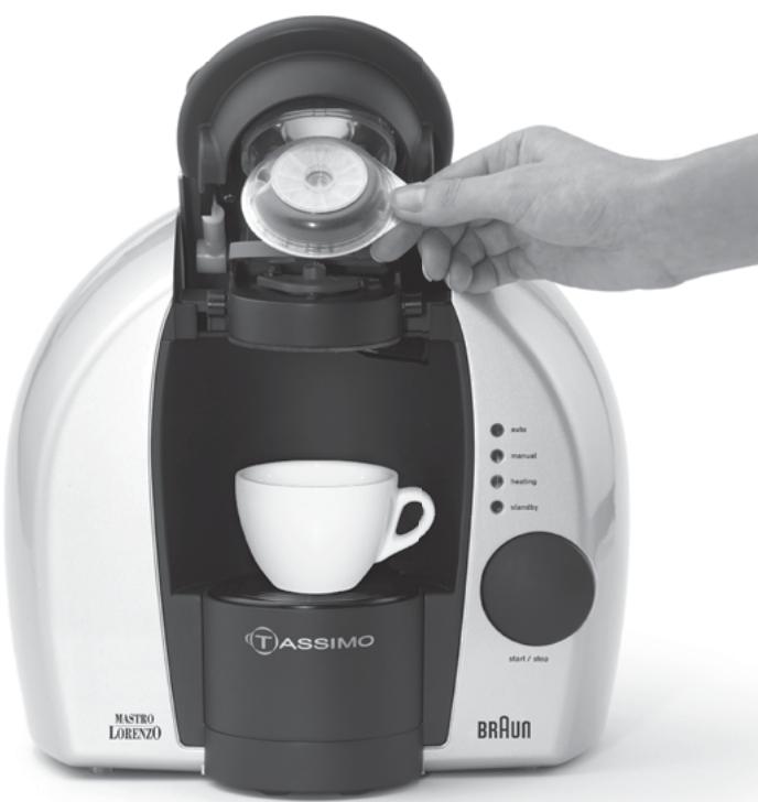 BRAUN TA 1100 ROUGE TASSIMO - Mode d'emploi - mode auto - 6