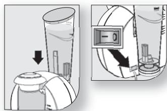 BRAUN TA 1100 ROUGE TASSIMO - Important: avant d'utiliser votre machine tassimo pour la première fois, procédez comme suit. - 1
