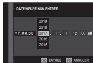 FUJIFILM X-T20 NR + XF 18-55MM - Reglez la date et l'heure. - 3