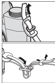 FUJIFILM X-T20 NR + XF 18-55MM - Faites glisser l'attache dans I'oeillet. - 3