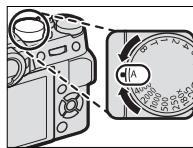 FUJIFILM X-T20 NR + XF 18-55MM - La molette de selection de la vitesse d'obturation - 1