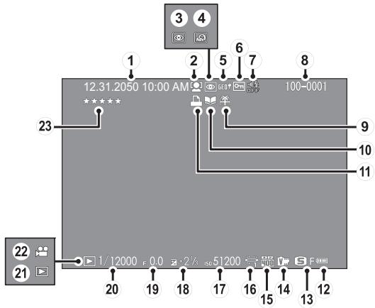 FUJIFILM X-T20 NR + XF 18-55MM - L'affichage en mode lecture - 2