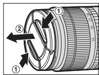 FUJIFILM X-T20 NR + XF 18-55MM - Retrait des bouchons d'objet - 2