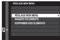 FUJIFILM X-T20 NR + XF 18-55MM - REGLAGE MON MENU - 1