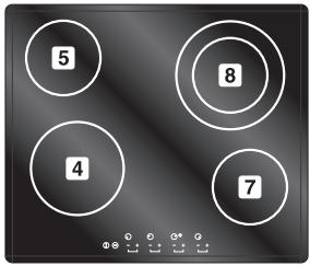 SMEG 264C4140869 - ZONES DE CUISSON - 4