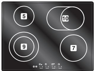 SMEG 264C4140869 - ZONES DE CUISSON - 12