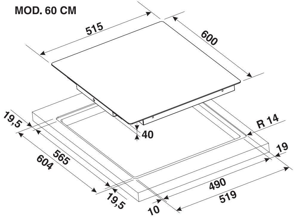 SMEG 264C4140869 - Fixation - 8
