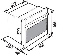 MIELE H 137-1 MB BLANC - Cotes d'encastrement - 3