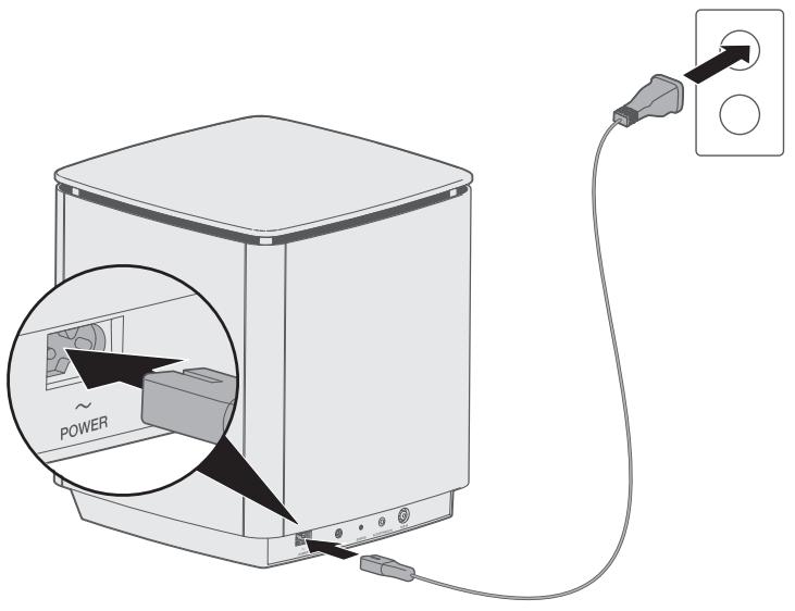 BOSE Acoustimass 300 Black - Raccordement à la prise secteur - 1