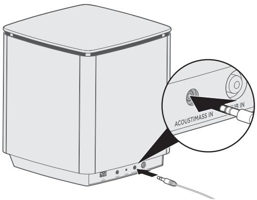 BOSE Acoustimass 300 Black - Impossible d'associer le module de basse à la barre sonore - 1