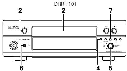 DENON DRR-F101 - Enregistrement synchronisé (lorsque les D-F101 séries sont connectés) - 2