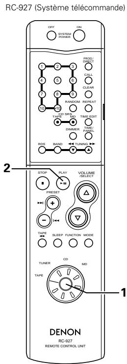 DENON DRR-F101 - Fonction de mise sous tension automatique (lorsque connecté aux composants de la série D-F101) - 1