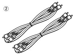 DENON DRR-F101 - Vérifier que les articles suivants sont bien joints à l'appareil principal dans le carton. - 1