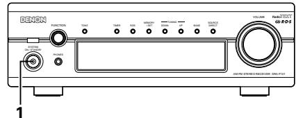 DENON DRR-F101 - Fonctions de la minuterie (lorsque le DRA-F101 sont connectés) - 1