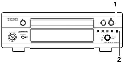 DENON DRR-F101 - Pourmettrelacassetteenavancerapide - 1