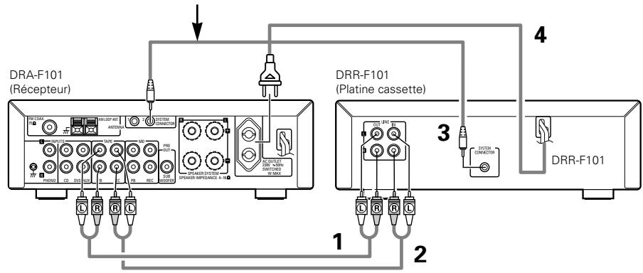 DENON DRR-F101 - Connexion à la série D-F101 - 1