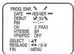 TOSHIBA SD-38VF - Cas particulier de l'enregistrement automatique Enregistrement automatique hebdomadaire (par exemple HEB-MAR: tous les mardis) ou quotidien (par exemple LUN-SAM: de lundi à samedi) - 2