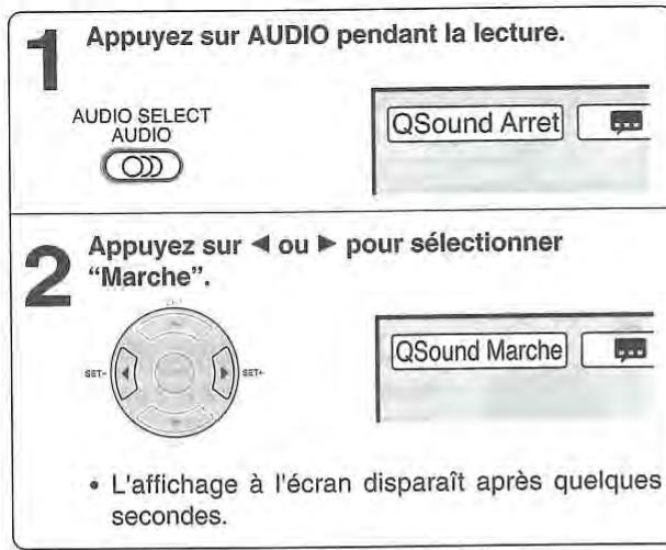 TOSHIBA SD-38VF - Réglage du son "Surround" (DVD) - 1