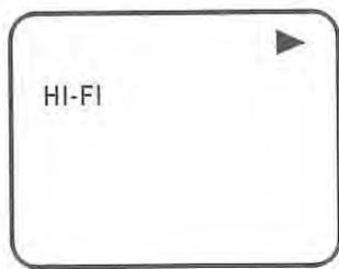 TOSHIBA SD-38VF - Indication de signal HiFi - 1