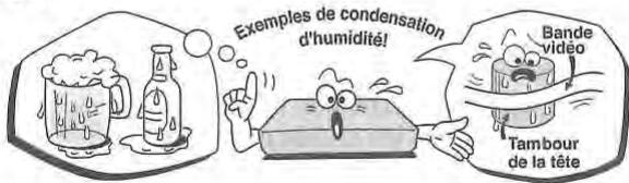 TOSHIBA SD-38VF - Remarque sur la condensation d'humidité - 1