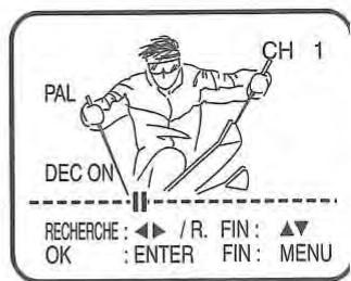 TOSHIBA SD-38VF - Mémorisation manuelle des chaînes TV (suite) - 2