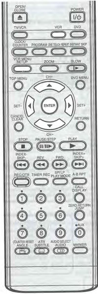 TOSHIBA SD-38VF - Réglage du jour et de l'heure - 1