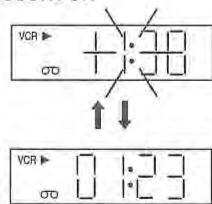 TOSHIBA SD-38VF - La touche CLOCK COUNTER - 1