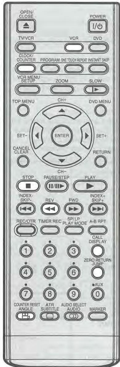 TOSHIBA SD-38VF - Fonction de MISE A ZERO (ZERO RETURN) - 1