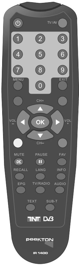 PEEKTON PK 1400 TNT NOIR - Télécommande - 3