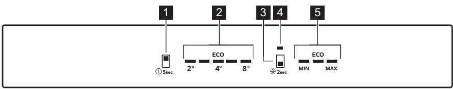 AEG OSC6M181ES - BANDEAU DE COMMANDE - 1