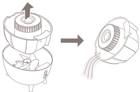 DUUX HUMIDIFICATEURDYASL0FEH - Entretien hebdomadaire (filtre et appareil) - 2
